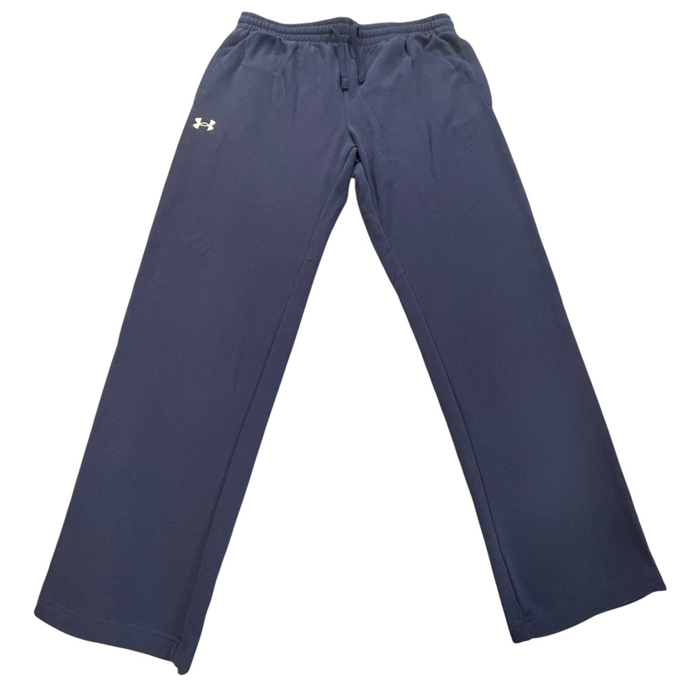 Under Armour Mens Rival Fleece Pants Navy Blue Loose Fit XL 1379770-410 NWT